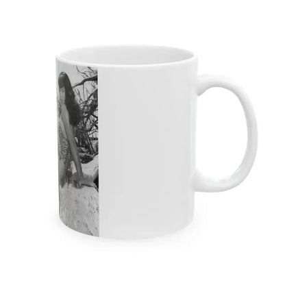 Bettie Page #464 (Vintage Female Icon) White Coffee Mug - Go Mug Yourself