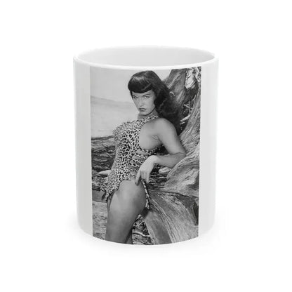 Bettie Page #465 (Vintage Female Icon) White Coffee Mug 11oz - Go Mug Yourself