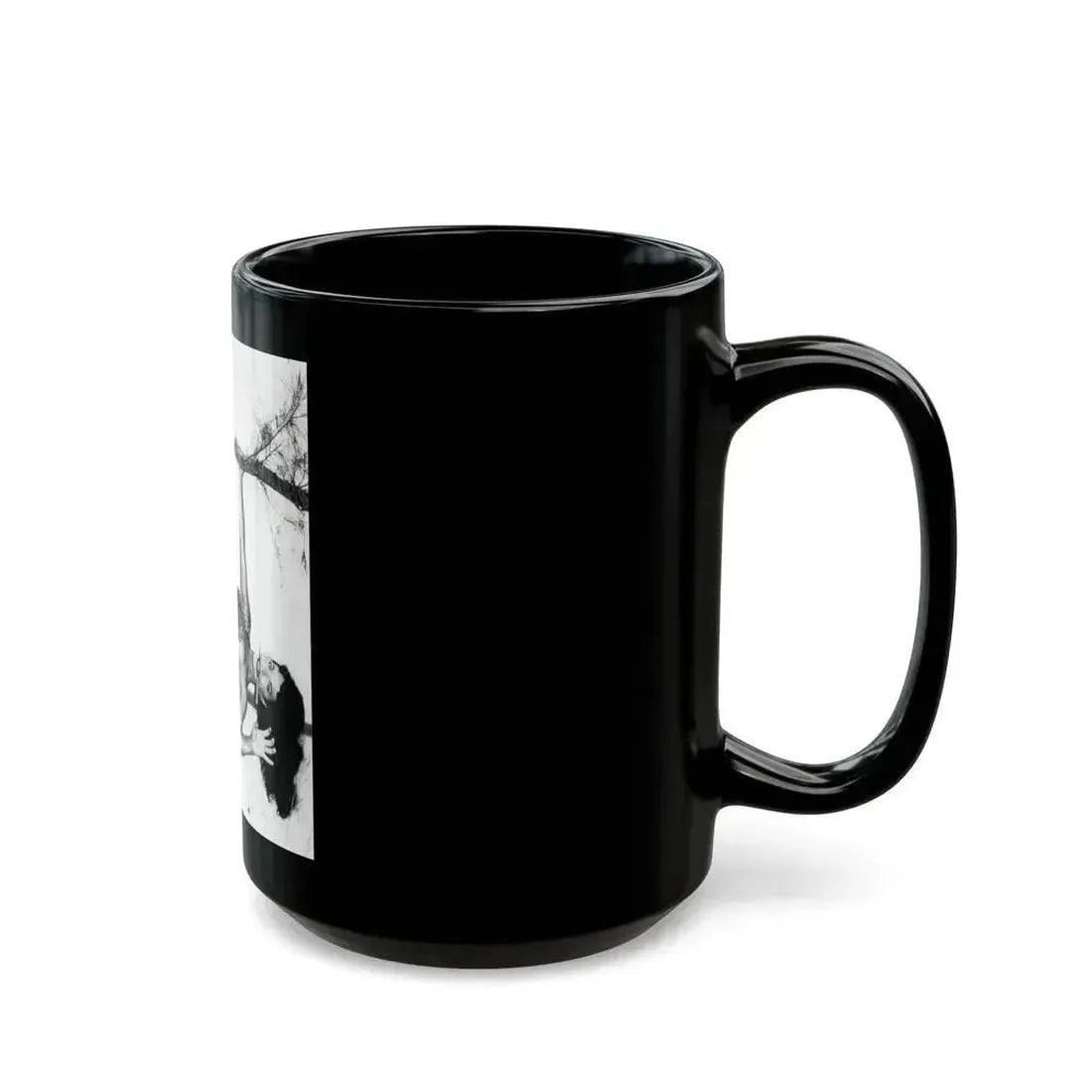 Bettie Page #466 (Vintage Female Icon) Black Coffee Mug - Go Mug Yourself