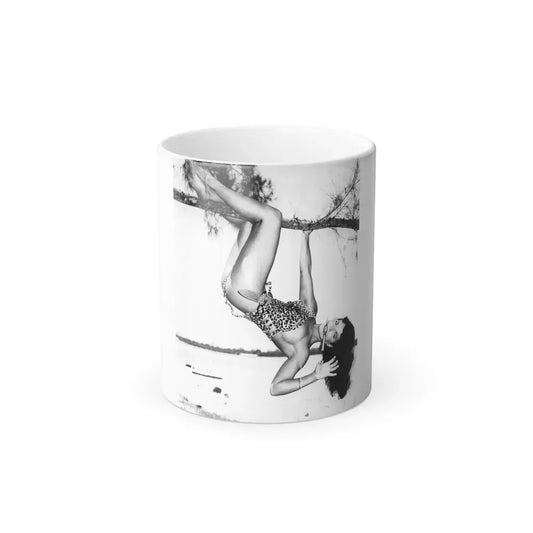 Bettie Page #466 (Vintage Female Icon) Color Changing Coffee Mug 11oz - Go Mug Yourself