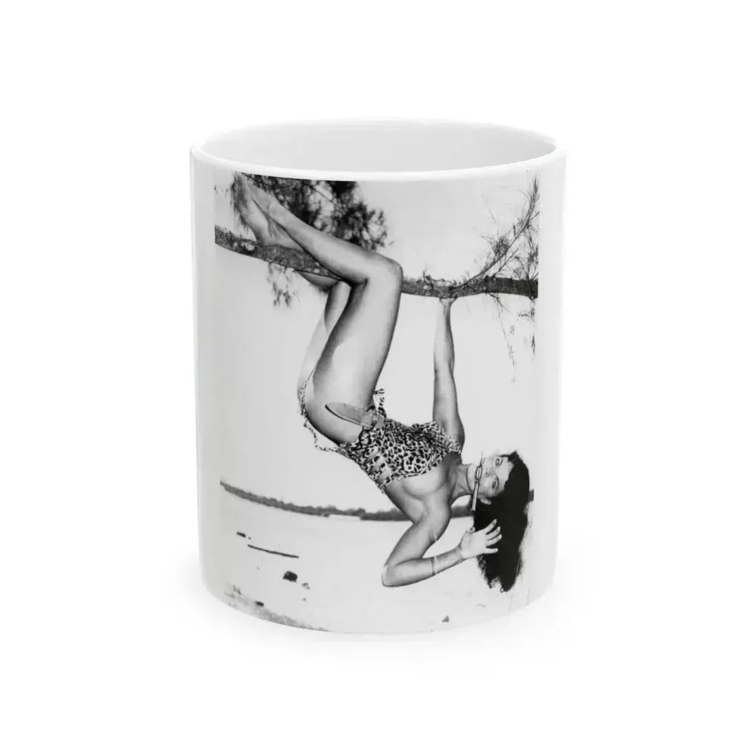 Bettie Page #466 (Vintage Female Icon) White Coffee Mug 11oz - Go Mug Yourself