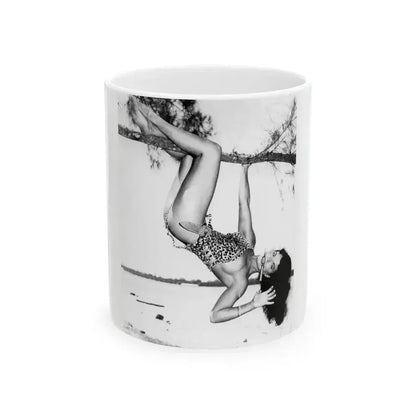 Bettie Page #466 (Vintage Female Icon) White Coffee Mug 11oz - Go Mug Yourself