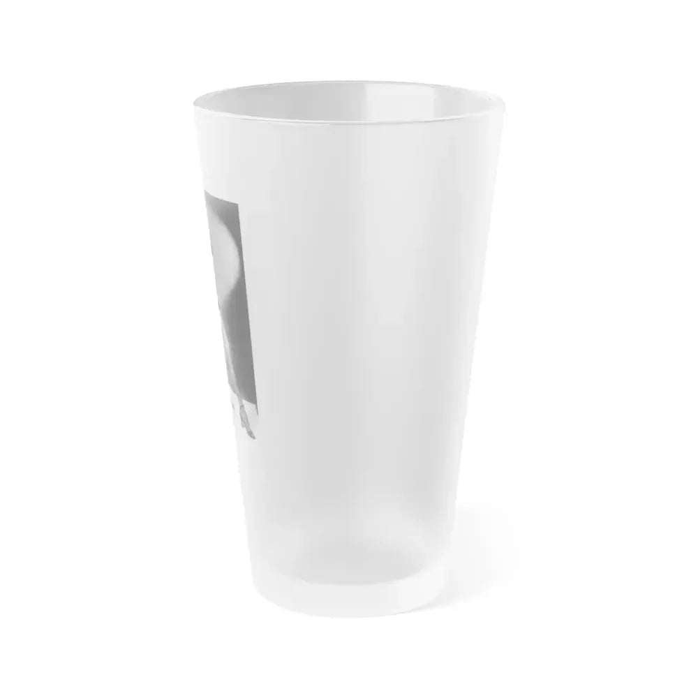 Bettie Page #467 (Vintage Female Icon) Frosted Pint Glass 16oz - Go Mug Yourself