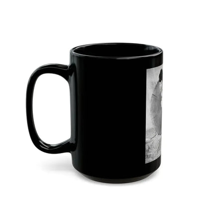 Bettie Page #468 (Vintage Female Icon) Black Coffee Mug - Go Mug Yourself