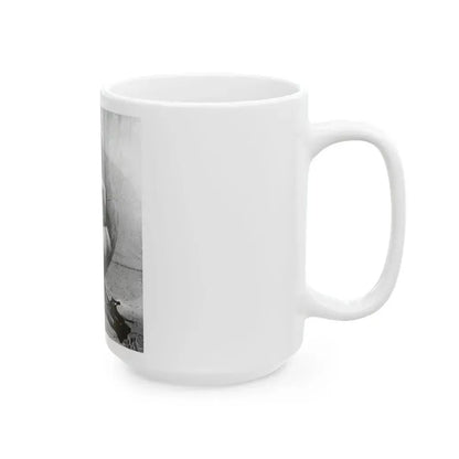 Bettie Page #468 (Vintage Female Icon) White Coffee Mug - Go Mug Yourself