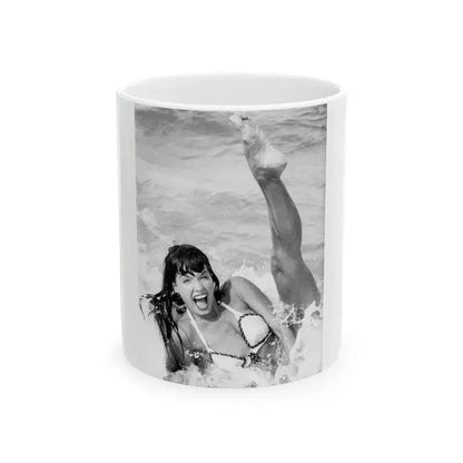 Bettie Page #469 (Vintage Female Icon) White Coffee Mug 11oz - Go Mug Yourself