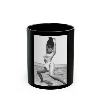 Bettie Page #470 (Vintage Female Icon) Black Coffee Mug 11oz - Go Mug Yourself