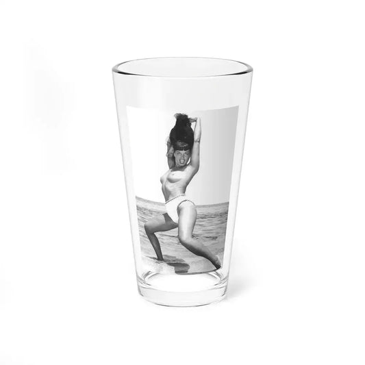Bettie Page #470 (Vintage Female Icon) Pint Glass 16oz 16oz - Go Mug Yourself