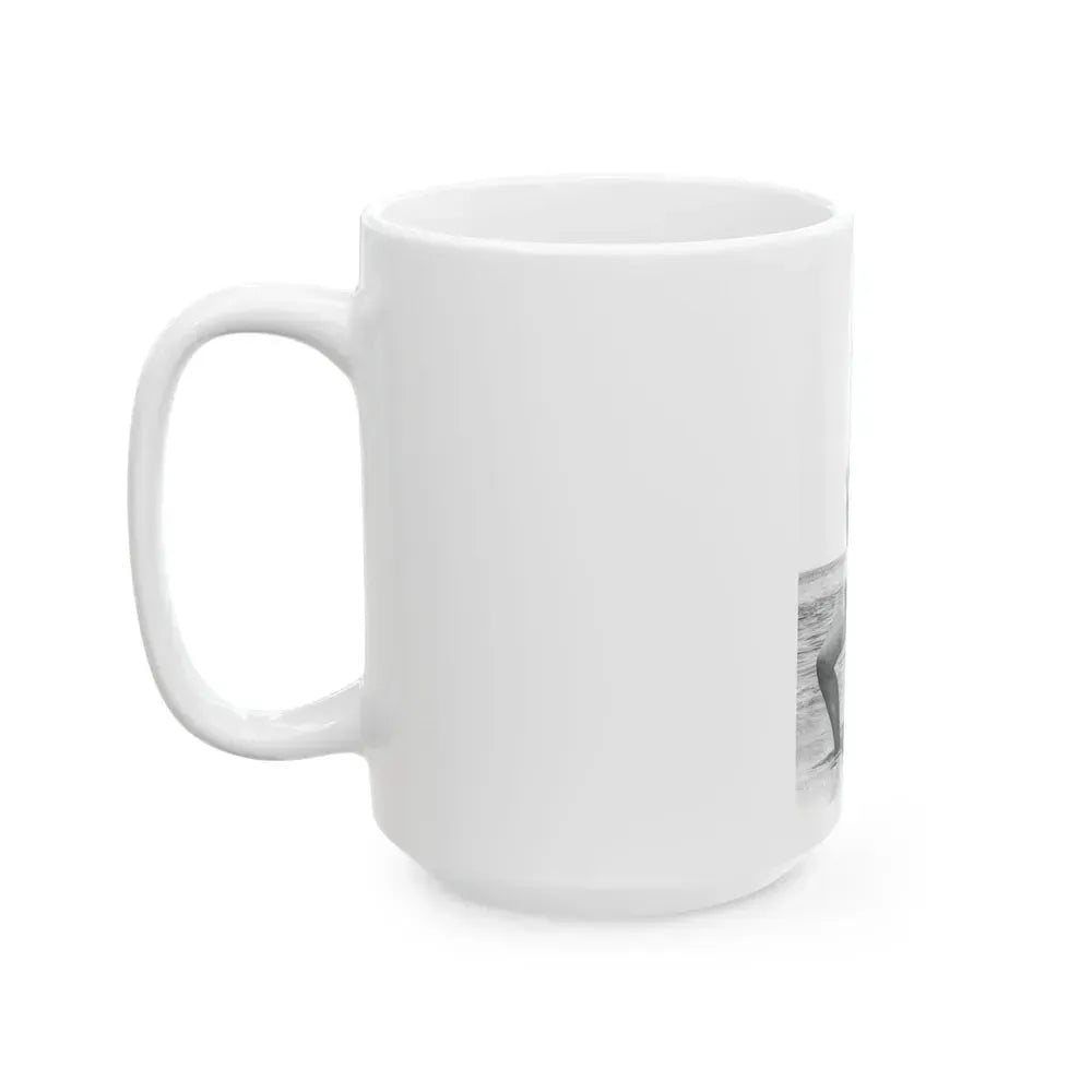 Bettie Page #470 (Vintage Female Icon) White Coffee Mug - Go Mug Yourself