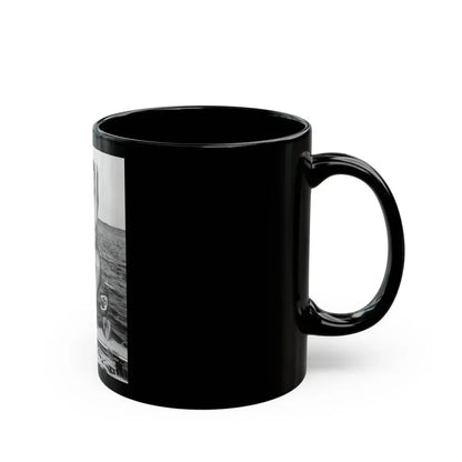Bettie Page #471 (Vintage Female Icon) Black Coffee Mug - Go Mug Yourself