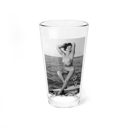 Bettie Page #471 (Vintage Female Icon) Pint Glass 16oz 16oz - Go Mug Yourself