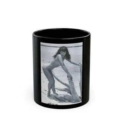 Bettie Page #472 (Vintage Female Icon) Black Coffee Mug 11oz - Go Mug Yourself