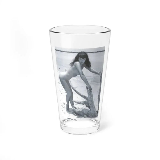 Bettie Page #472 (Vintage Female Icon) Pint Glass 16oz 16oz - Go Mug Yourself