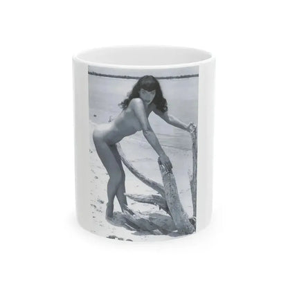 Bettie Page #472 (Vintage Female Icon) White Coffee Mug 11oz - Go Mug Yourself