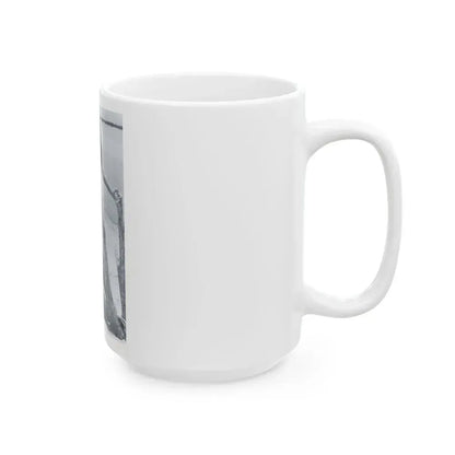 Bettie Page #472 (Vintage Female Icon) White Coffee Mug - Go Mug Yourself
