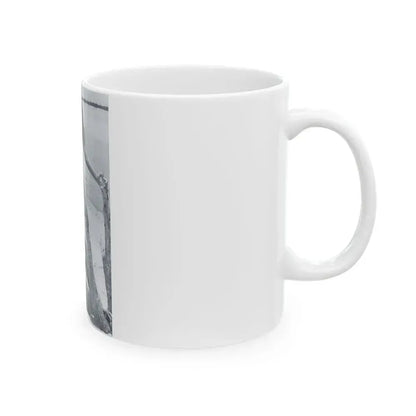 Bettie Page #472 (Vintage Female Icon) White Coffee Mug - Go Mug Yourself
