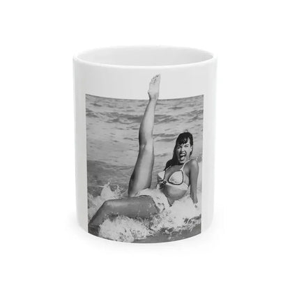 Bettie Page #474 (Vintage Female Icon) White Coffee Mug 11oz - Go Mug Yourself