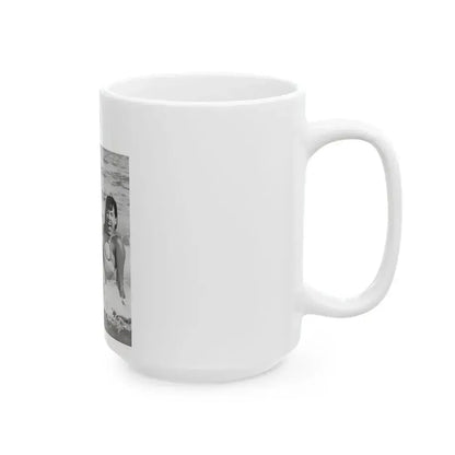 Bettie Page #474 (Vintage Female Icon) White Coffee Mug - Go Mug Yourself