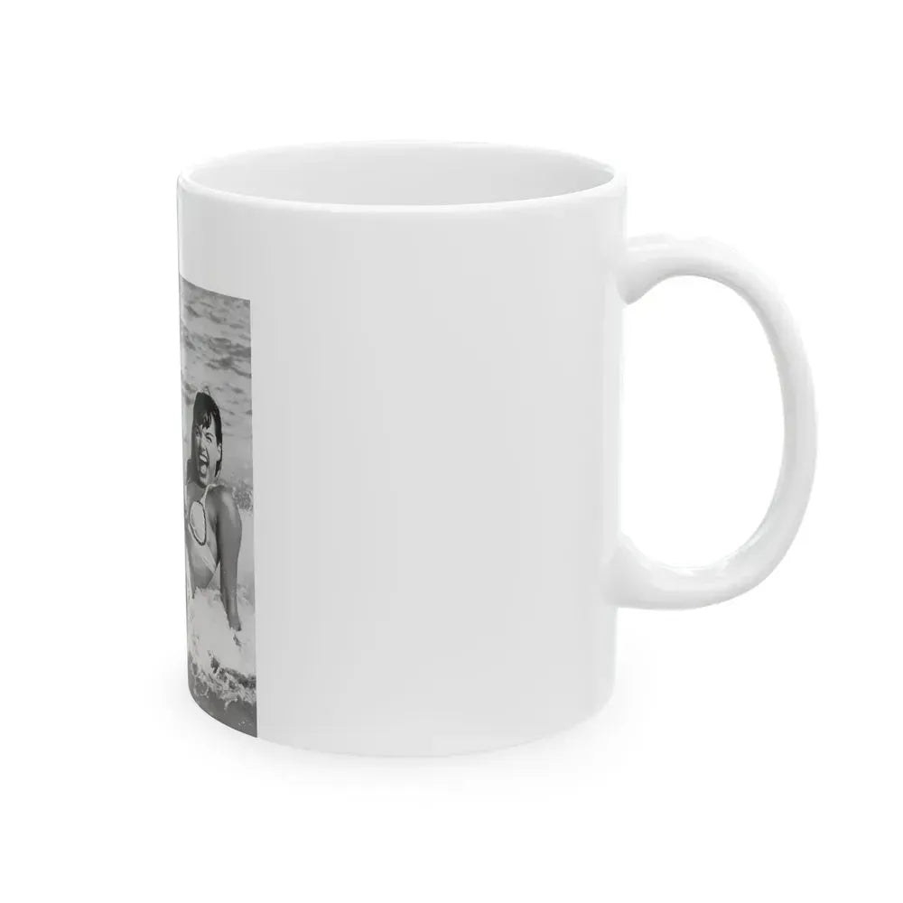 Bettie Page #474 (Vintage Female Icon) White Coffee Mug - Go Mug Yourself