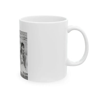 Bettie Page #474 (Vintage Female Icon) White Coffee Mug - Go Mug Yourself