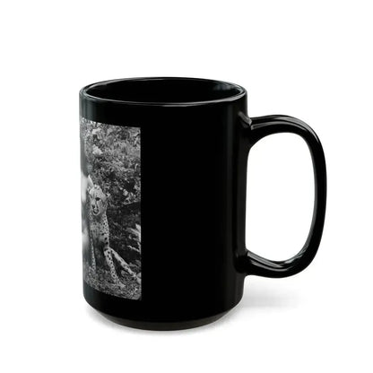 Bettie Page #475 (Vintage Female Icon) Black Coffee Mug - Go Mug Yourself