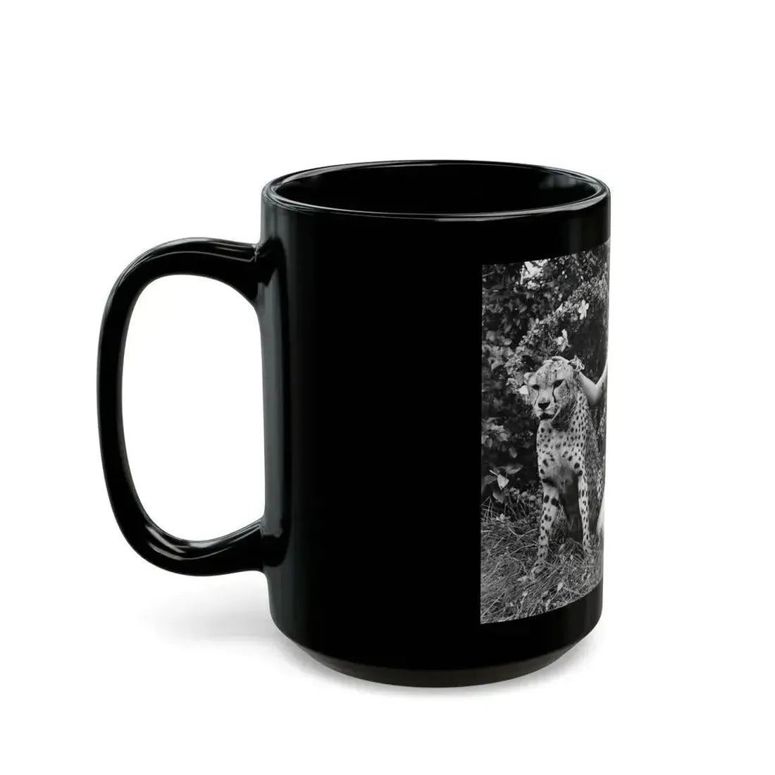 Bettie Page #475 (Vintage Female Icon) Black Coffee Mug - Go Mug Yourself
