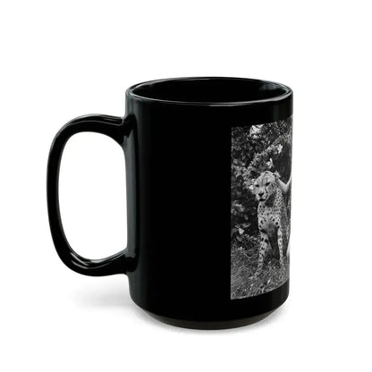Bettie Page #475 (Vintage Female Icon) Black Coffee Mug - Go Mug Yourself