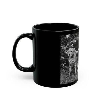 Bettie Page #475 (Vintage Female Icon) Black Coffee Mug - Go Mug Yourself