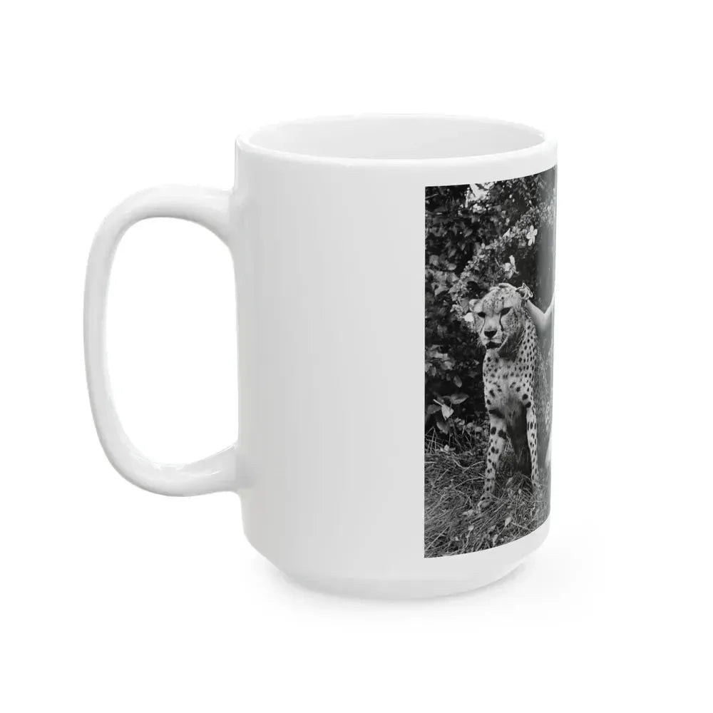 Bettie Page #475 (Vintage Female Icon) White Coffee Mug - Go Mug Yourself