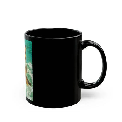 Bettie Page #476 (Vintage Female Icon) Black Coffee Mug - Go Mug Yourself