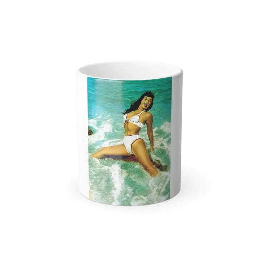 Bettie Page #476 (Vintage Female Icon) Color Changing Mug 11oz 11oz - Go Mug Yourself