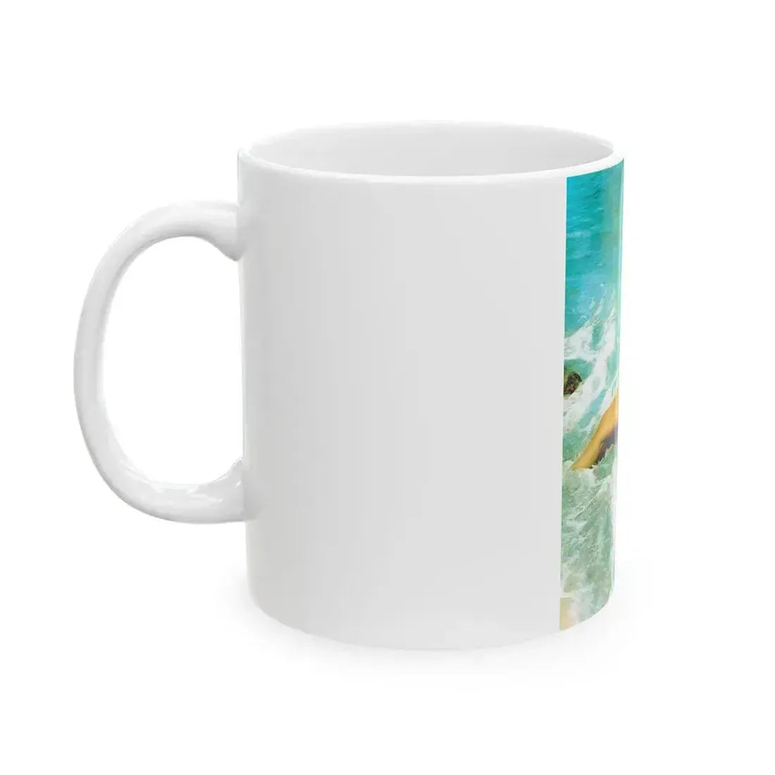 Bettie Page #476 (Vintage Female Icon) White Coffee Mug - Go Mug Yourself