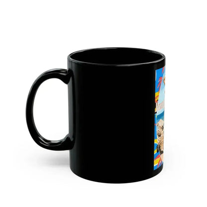 Bettie Page #477 (Vintage Female Icon) Black Coffee Mug - Go Mug Yourself