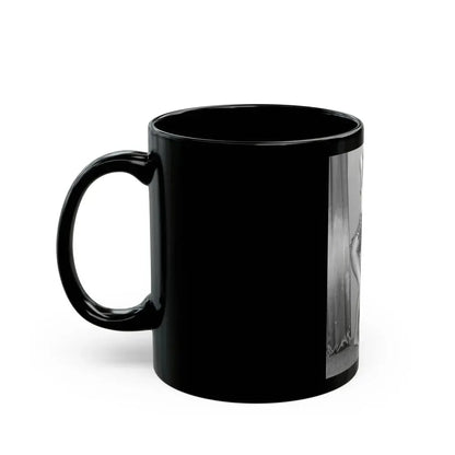 Bettie Page #49 (Vintage Female Icon) Black Coffee Mug - Go Mug Yourself