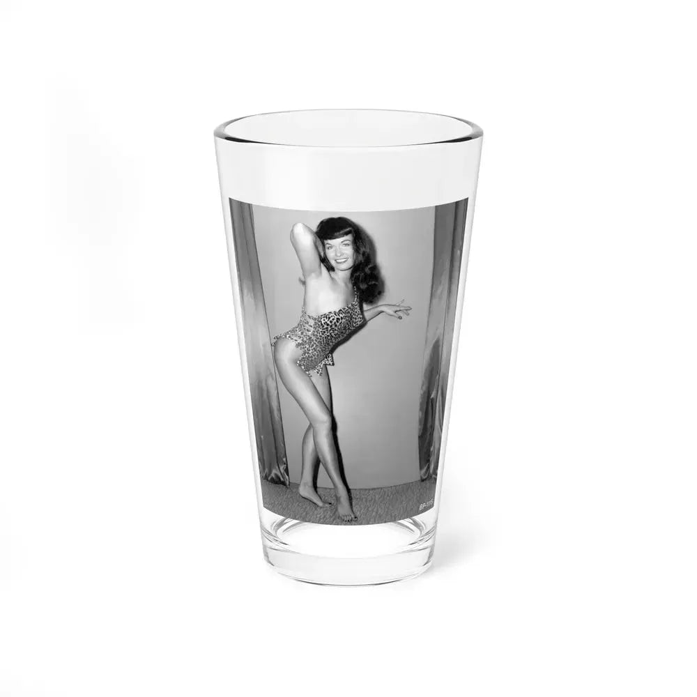 Bettie Page #49 (Vintage Female Icon) Pint Glass 16oz 16oz - Go Mug Yourself