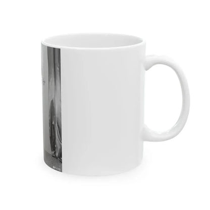Bettie Page #49 (Vintage Female Icon) White Coffee Mug - Go Mug Yourself