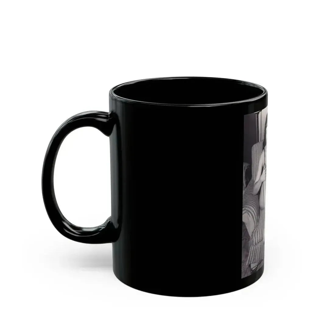 Bettie Page #498 (Vintage Female Icon) Black Coffee Mug - Go Mug Yourself