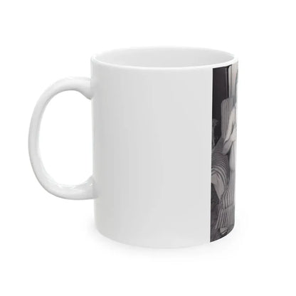 Bettie Page #498 (Vintage Female Icon) White Coffee Mug - Go Mug Yourself
