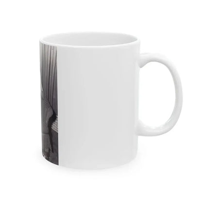 Bettie Page #498 (Vintage Female Icon) White Coffee Mug - Go Mug Yourself