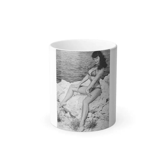 Bettie Page #499 (Vintage Female Icon) Color Changing Mug 11oz 11oz - Go Mug Yourself