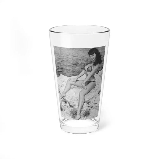 Bettie Page #499 (Vintage Female Icon) Pint Glass 16oz 16oz - Go Mug Yourself