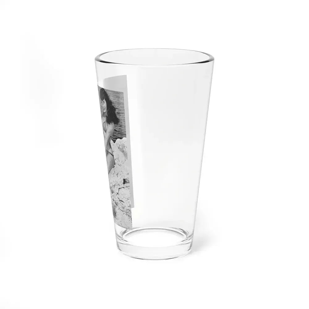 Bettie Page #499 (Vintage Female Icon) Pint Glass 16oz - Go Mug Yourself