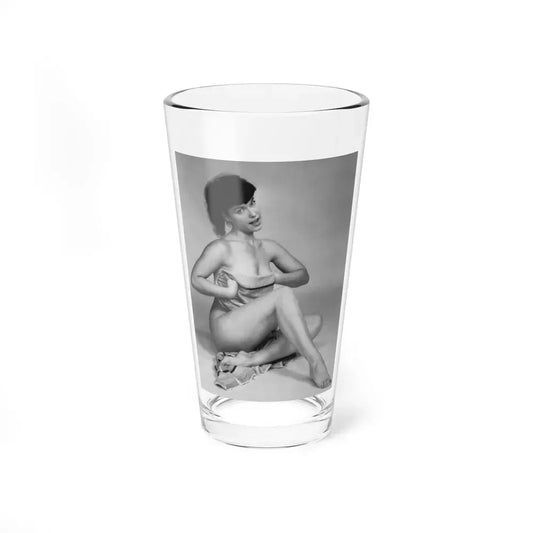 Bettie Page #500 (Vintage Female Icon) Pint Glass 16oz 16oz - Go Mug Yourself