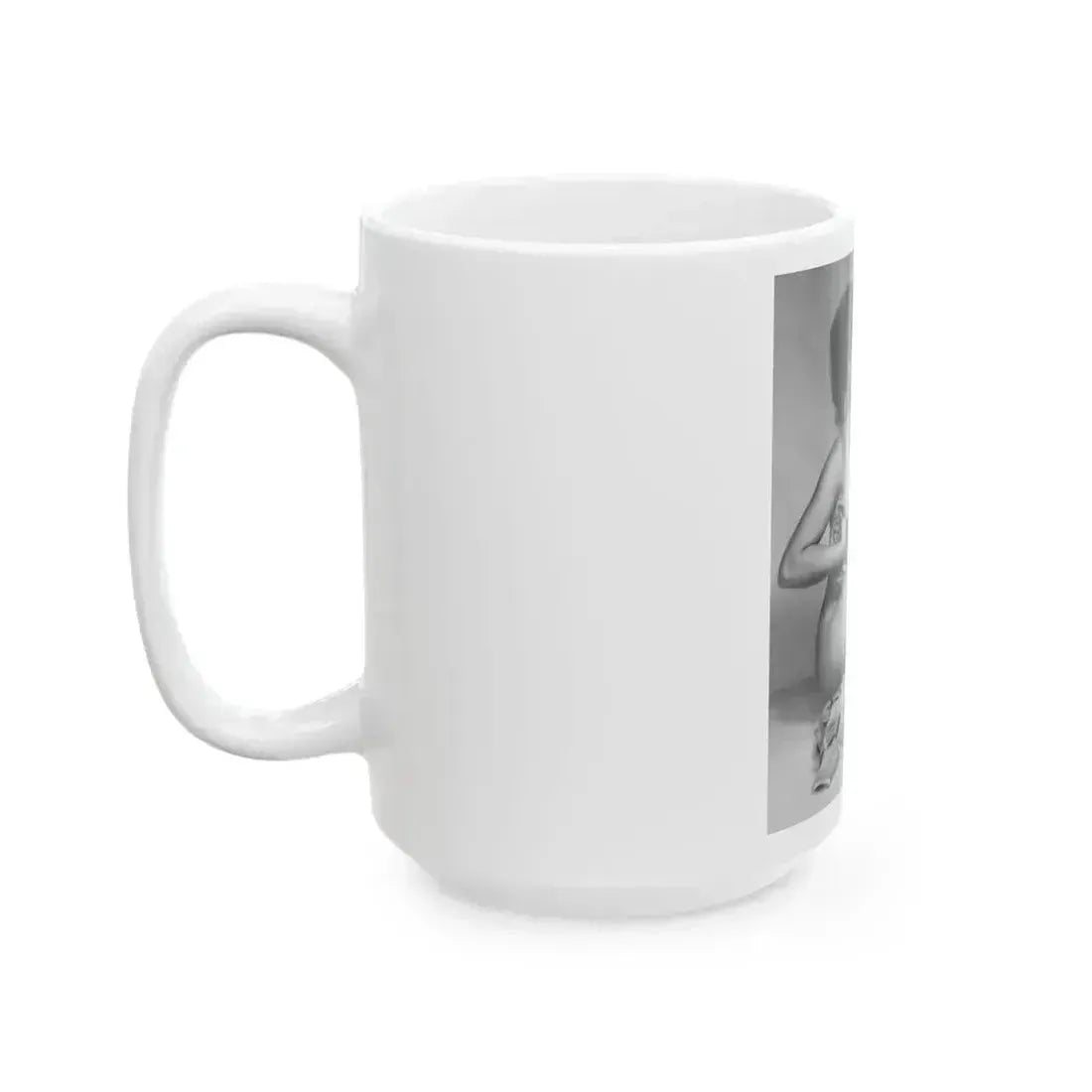 Bettie Page #500 (Vintage Female Icon) White Coffee Mug - Go Mug Yourself