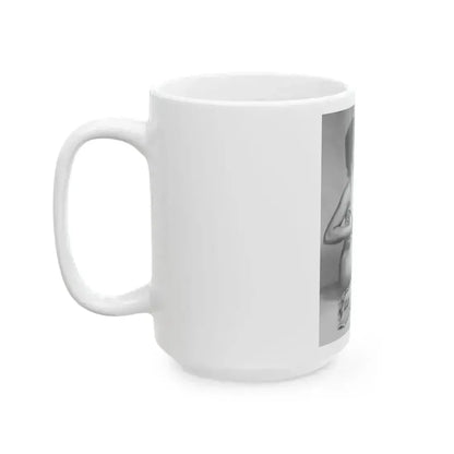 Bettie Page #500 (Vintage Female Icon) White Coffee Mug - Go Mug Yourself