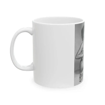 Bettie Page #500 (Vintage Female Icon) White Coffee Mug - Go Mug Yourself