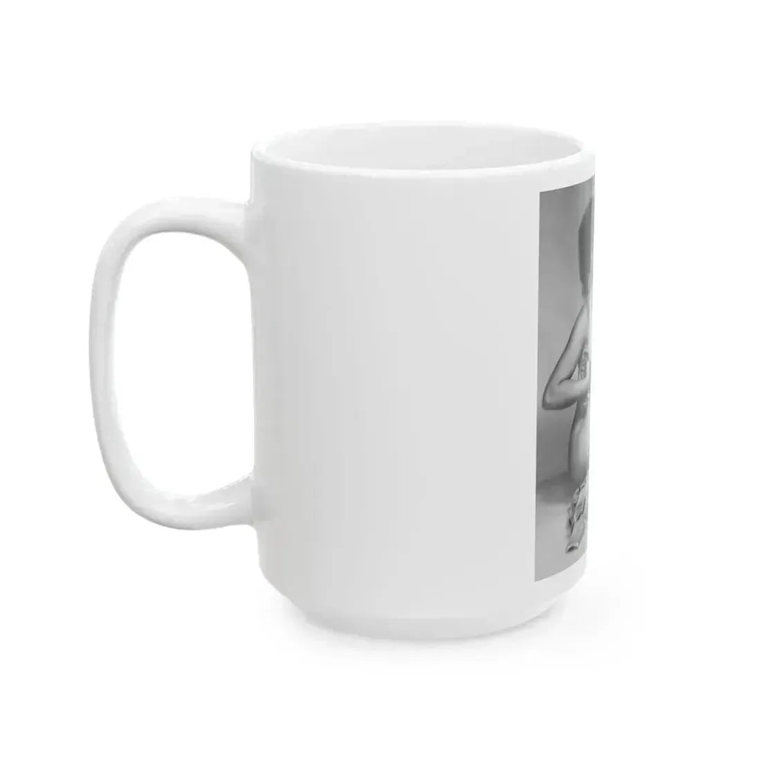 Bettie Page #500 (Vintage Female Icon) White Coffee Mug - Go Mug Yourself