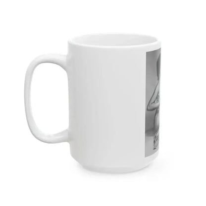 Bettie Page #500 (Vintage Female Icon) White Coffee Mug - Go Mug Yourself