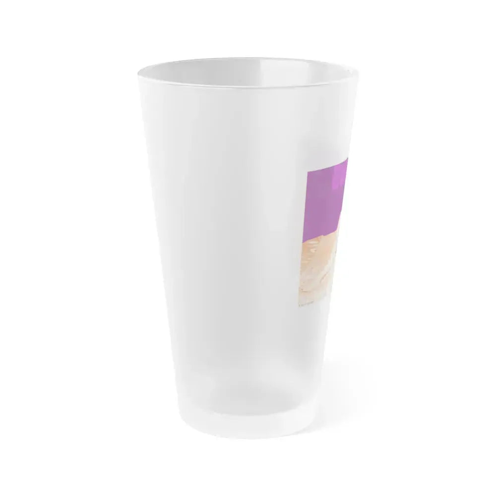 Bettie Page #503 (Vintage Female Icon) Frosted Pint Glass 16oz - Go Mug Yourself