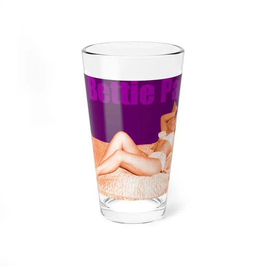 Bettie Page #503 (Vintage Female Icon) Pint Glass 16oz 16oz - Go Mug Yourself